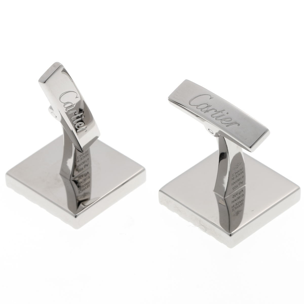 Cartier カルティエ C ドゥ カルティエ　スクエア カフス T1220227 シルバー Ag925 2410337