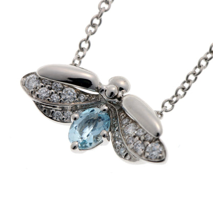 Tiffany & Co. ティファニー ペーパーフラワー ファイヤーフライ ネックレス - プラチナ PT950 2410338