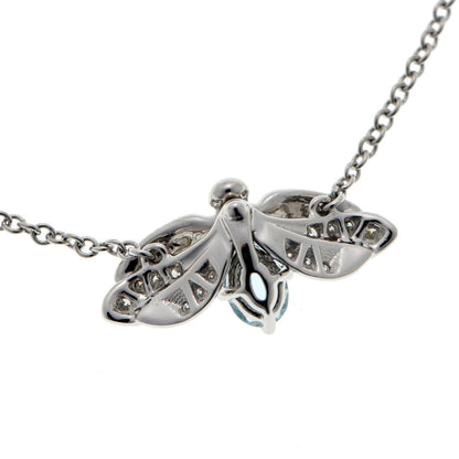 Tiffany & Co. ティファニー ペーパーフラワー ファイヤーフライ ネックレス - プラチナ PT950 2410338