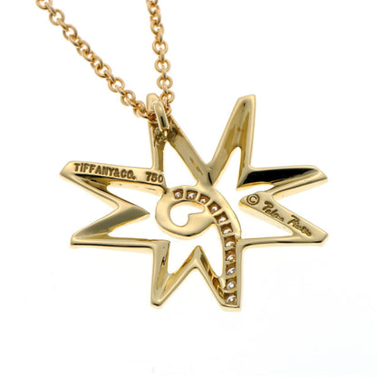 Tiffany & Co. ティファニー パロマピカソ ボリュームスター ダイヤ ネックレス - イエローゴールド 750YG 2410339