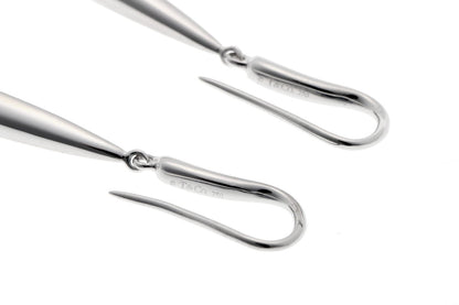 Tiffany & co. ティファニー フェザー ピアス - ホワイトゴールド 750WG 2410340