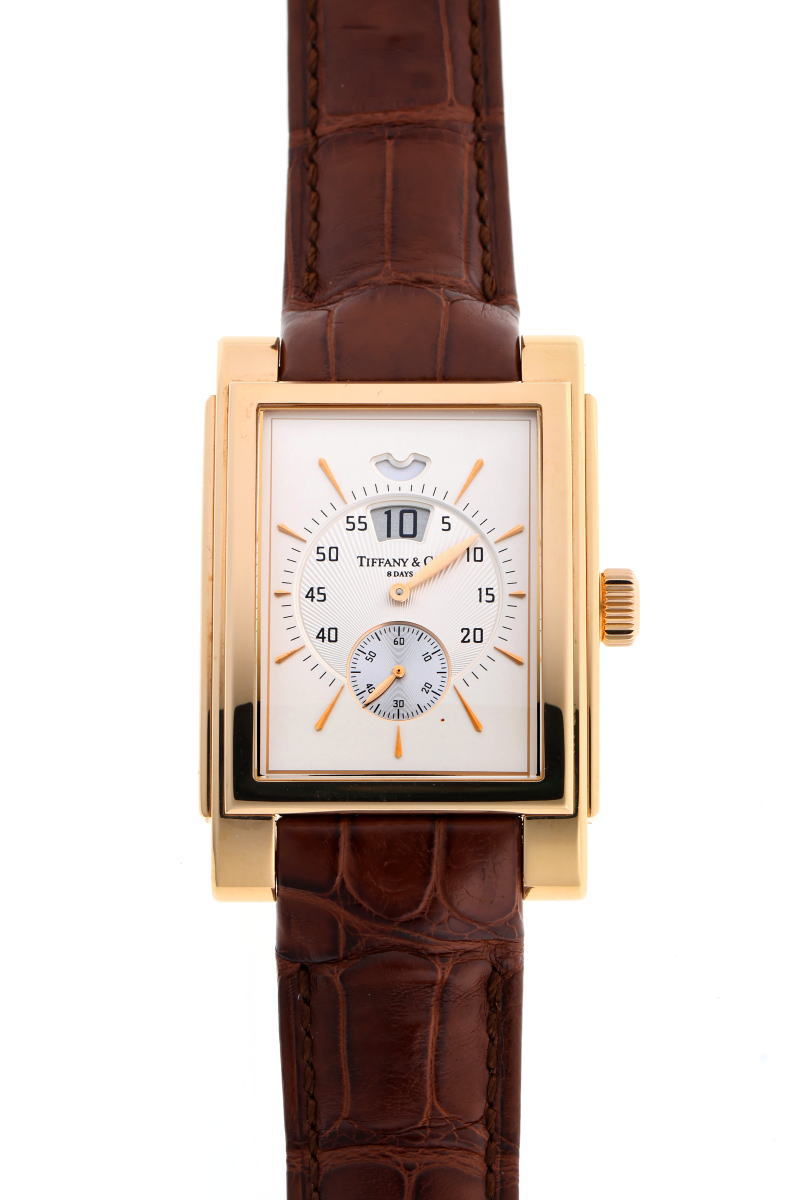 Tiffany & Co. ティファニー グランド 8デイズ ジャンピングアワー 手巻 Cal.T-2006.00 19291138 750RG メンズ 時計 2410350
