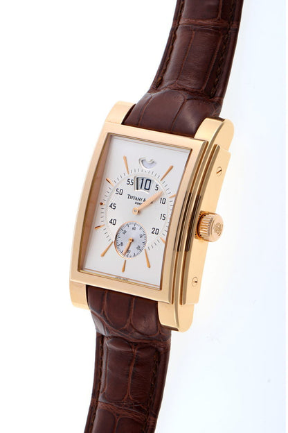 Tiffany & Co. ティファニー グランド 8デイズ ジャンピングアワー 手巻 Cal.T-2006.00 19291138 750RG メンズ 時計 2410350