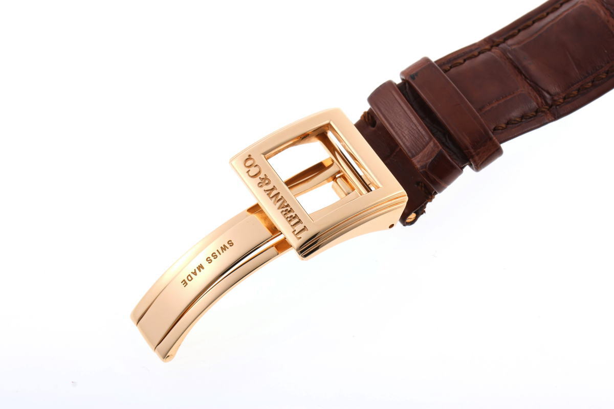Tiffany & Co. ティファニー グランド 8デイズ ジャンピングアワー 手巻 Cal.T-2006.00 19291138 750RG メンズ 時計 2410350