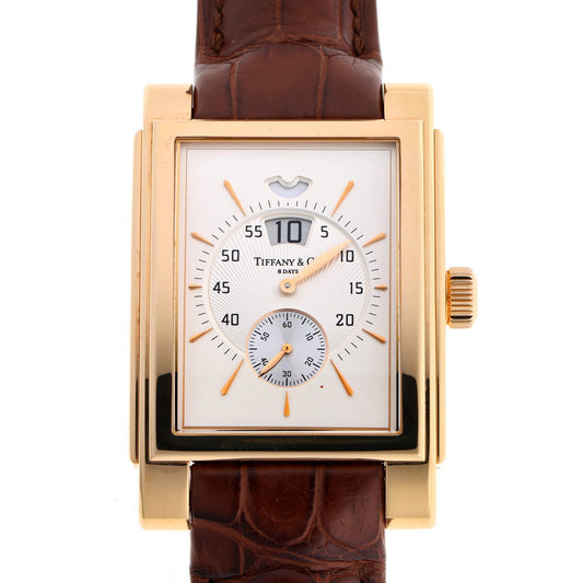 Tiffany & Co. ティファニー グランド 8デイズ ジャンピングアワー 手巻 Cal.T-2006.00 19291138 750RG メンズ 時計 2410350