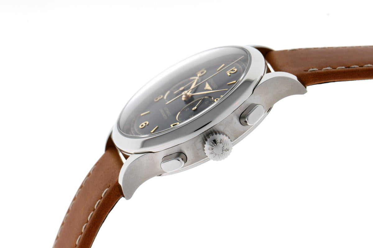LONGINES ロンジン レコード クロノグラフ オートマチック Cal.L895.4 L2.921.4.56.2 SS メンズ 時計 2410354