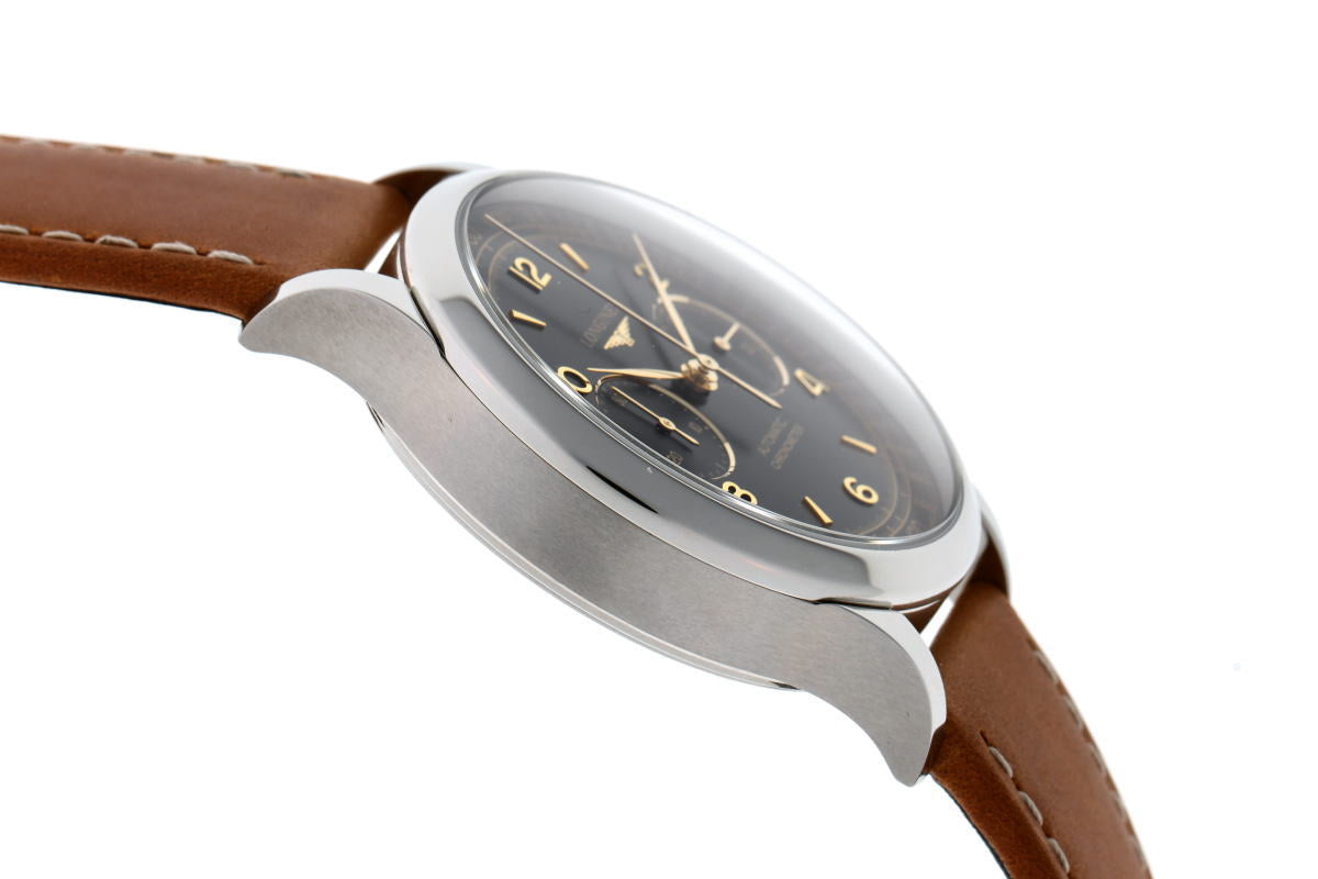 LONGINES ロンジン レコード クロノグラフ オートマチック Cal.L895.4 L2.921.4.56.2 SS メンズ 時計 2410354
