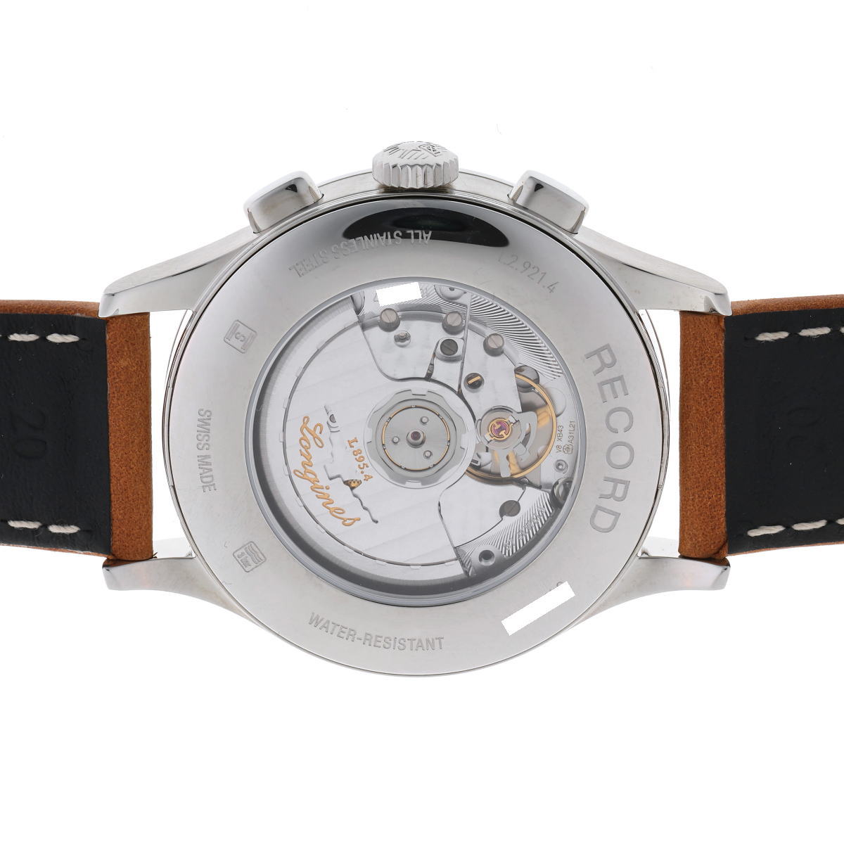 LONGINES ロンジン レコード クロノグラフ オートマチック Cal.L895.4 L2.921.4.56.2 SS メンズ 時計 2410354