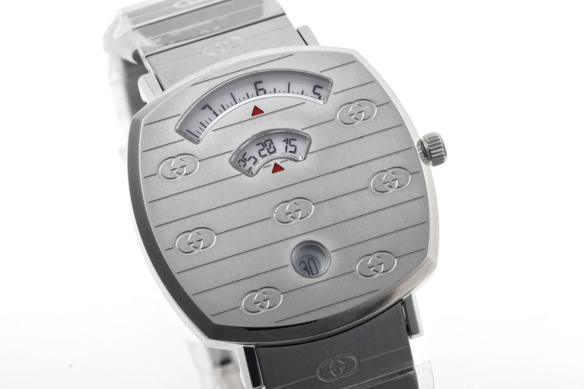 GUCCI グッチ グリップ ウォッチ 35mm クォーツ YA157401 / 157.4 SS ボーイズ 時計 2410357