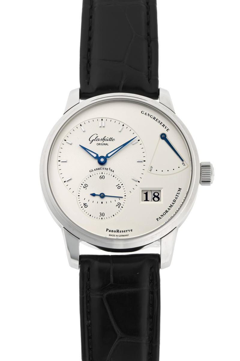 GLASHUTTE ORIGINAL グラスヒュッテオリジナル パノリザーブ 手巻 Cal.65-01 1-65-01-22-12-04 SS メンズ 時計 2410358