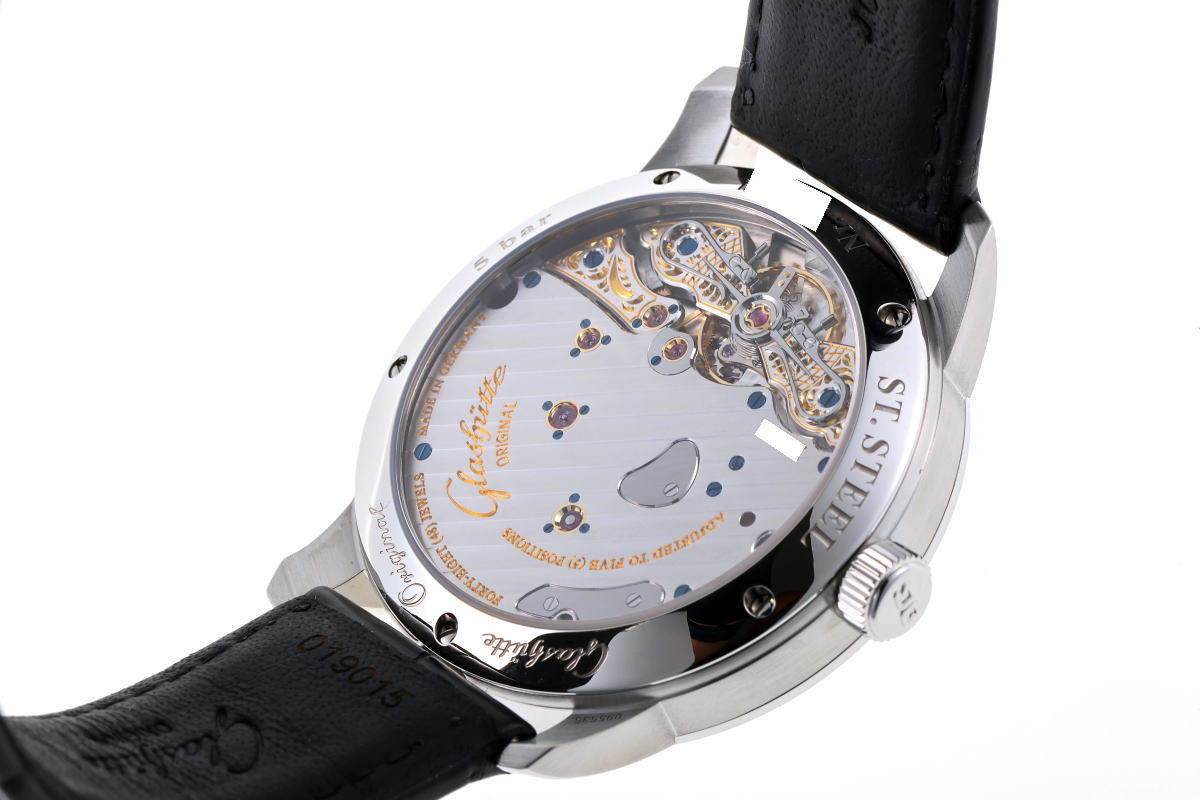 GLASHUTTE ORIGINAL グラスヒュッテオリジナル パノリザーブ 手巻 Cal.65-01 1-65-01-22-12-04 SS メンズ 時計 2410358