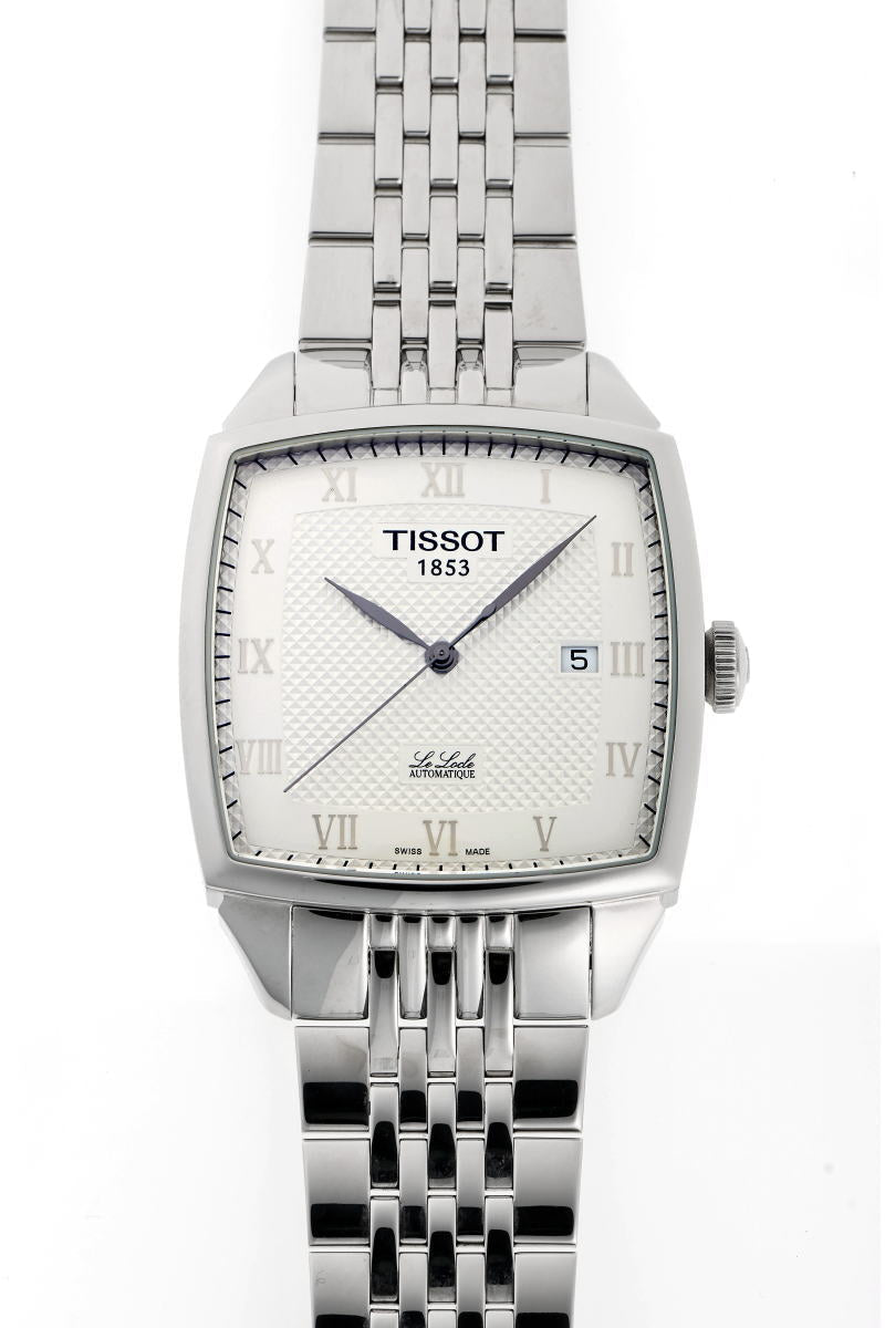 TISSOT ティソ ルロックル スクエアウォッチ オートマチック T006.707.11.033.00 SS メンズ 時計 2410360