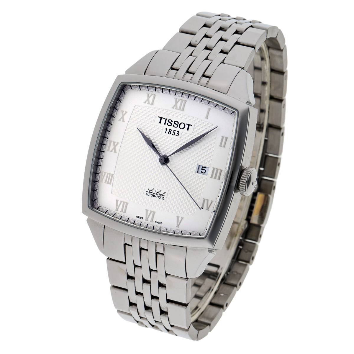 TISSOT ティソ ルロックル スクエアウォッチ オートマチック T006.707.11.033.00 SS メンズ 時計 2410360