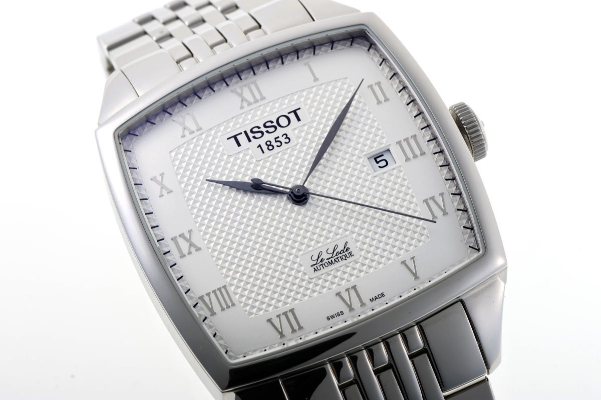 TISSOT ティソ ルロックル スクエアウォッチ オートマチック T006.707.11.033.00 SS メンズ 時計 2410360