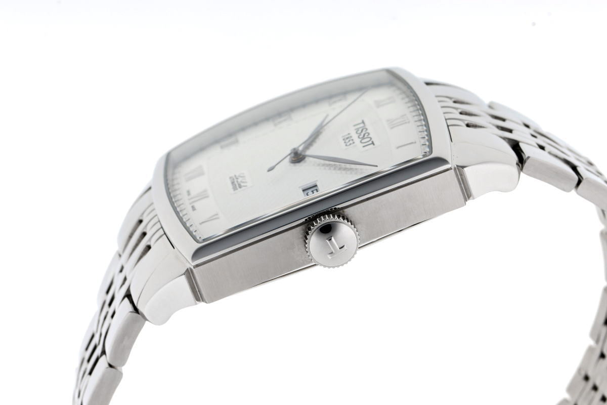 TISSOT ティソ ルロックル スクエアウォッチ オートマチック T006.707.11.033.00 SS メンズ 時計 2410360