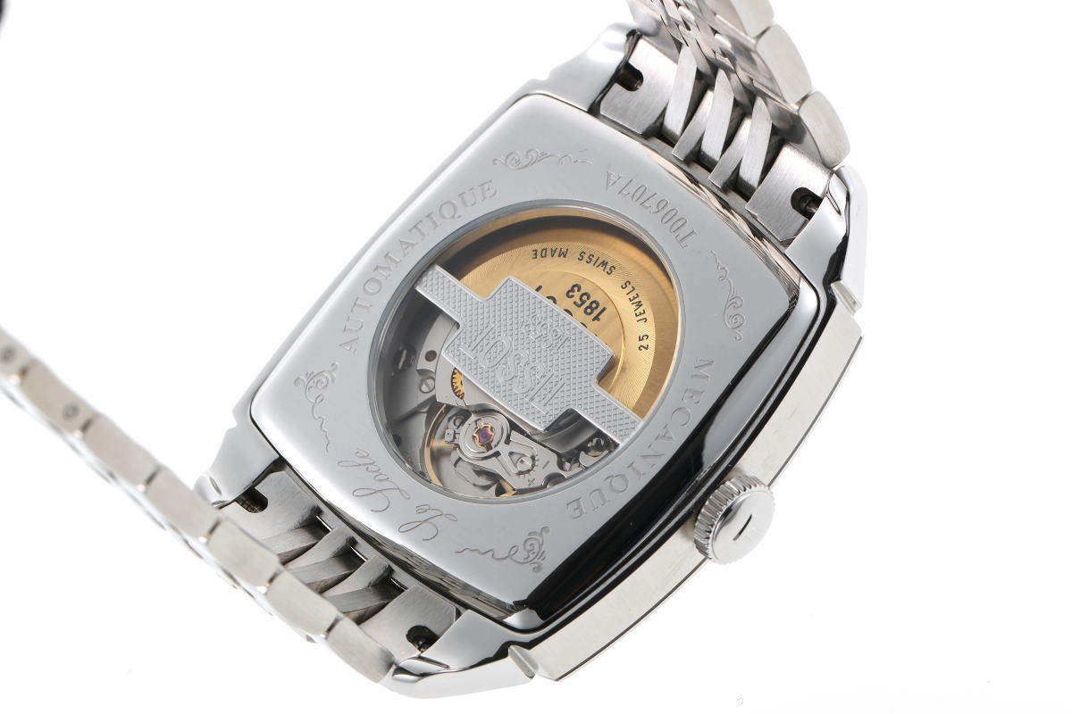 TISSOT ティソ ルロックル スクエアウォッチ オートマチック T006.707.11.033.00 SS メンズ 時計 2410360