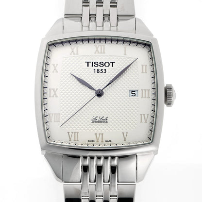 TISSOT ティソ ルロックル スクエアウォッチ オートマチック T006.707.11.033.00 SS メンズ 時計 2410360
