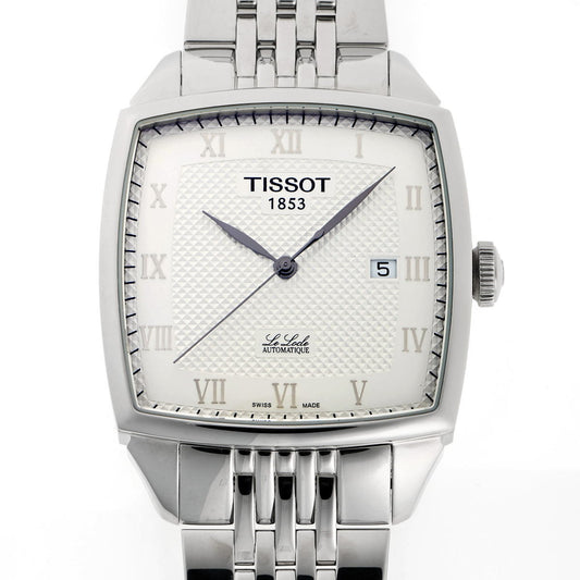 TISSOT ティソ ルロックル スクエアウォッチ オートマチック T006.707.11.033.00 SS メンズ 時計 2410360