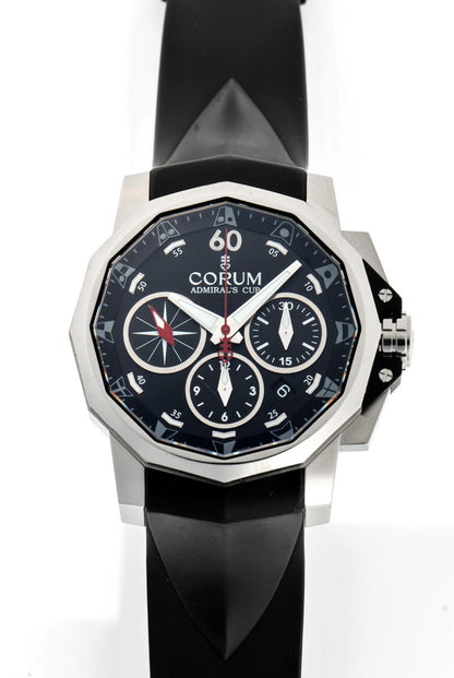 CORUM コルム アドミラルズカップ クロノグラフ オートマチック 01.0071 / 753.671.20 SS メンズ 時計 2410363