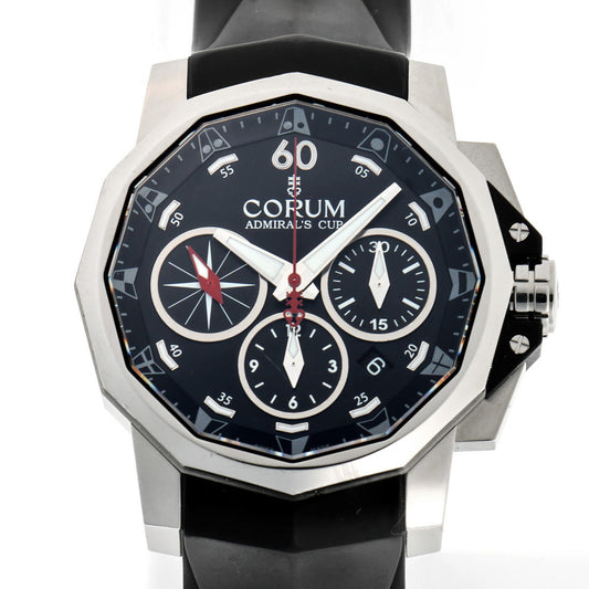 CORUM コルム アドミラルズカップ クロノグラフ オートマチック 01.0071 / 753.671.20 SS メンズ 時計 2410363