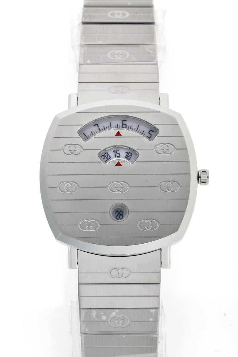 GUCCI グッチ グリップ ウォッチ 38mm クォーツ YA157410 / 157.3 SS メンズ 時計 2410369
