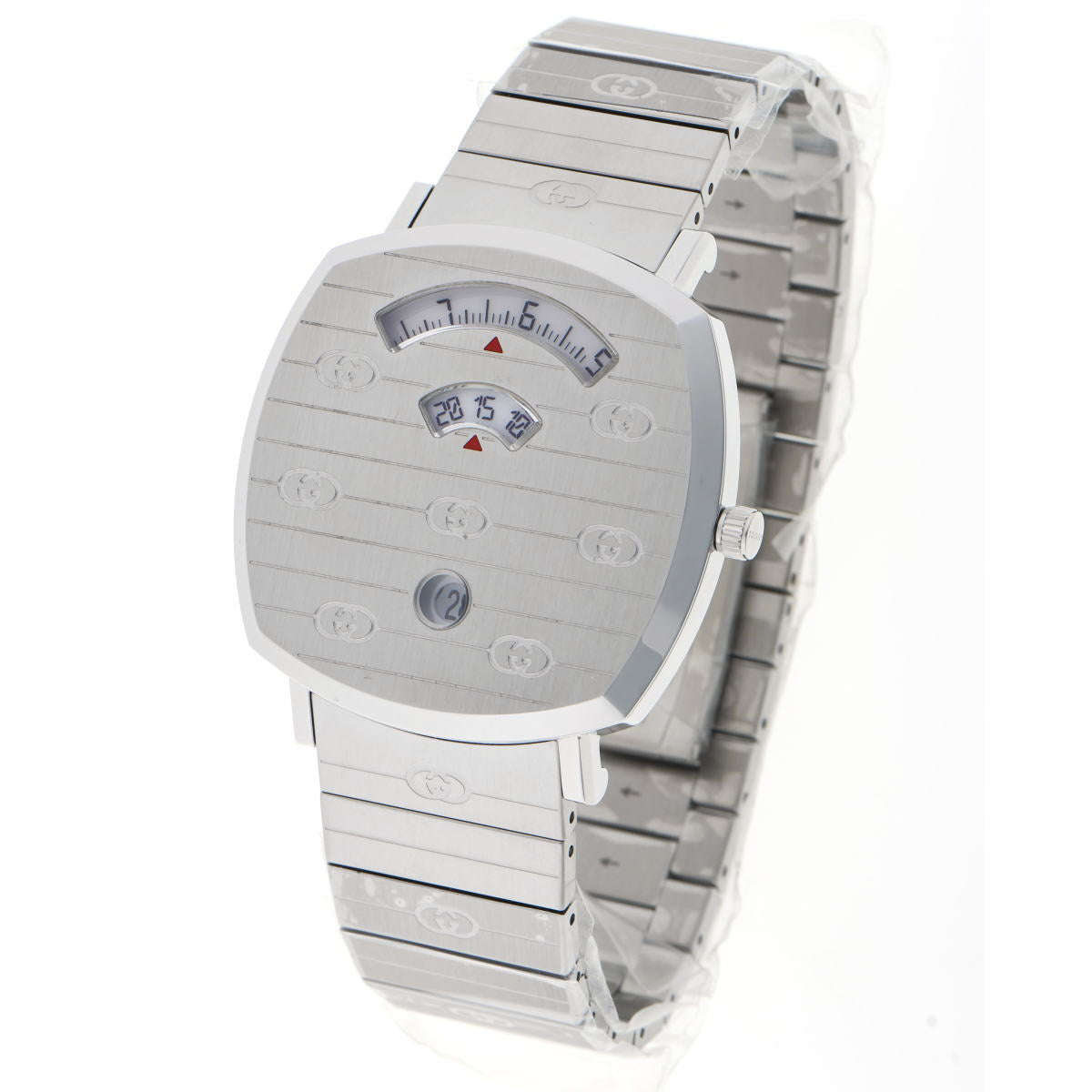 GUCCI グッチ グリップ ウォッチ 38mm クォーツ YA157410 / 157.3 SS メンズ 時計 2410369