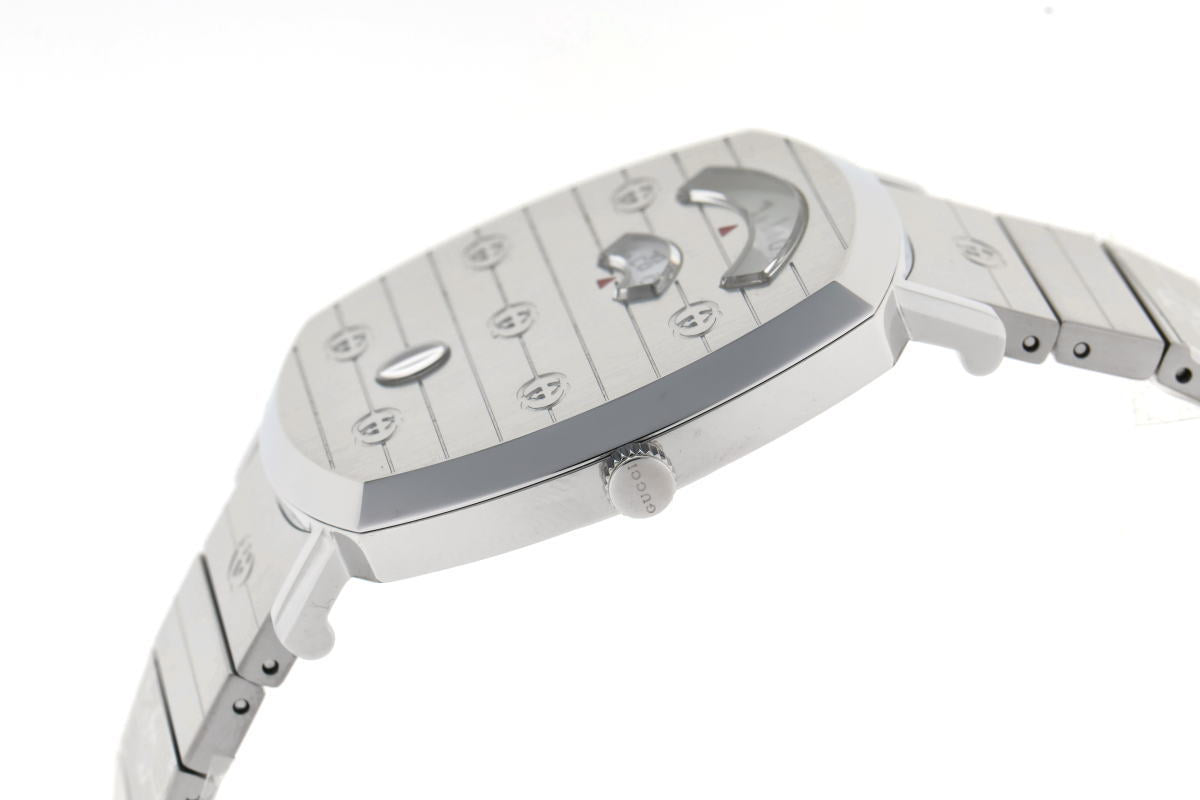 GUCCI グッチ グリップ ウォッチ 38mm クォーツ YA157410 / 157.3 SS メンズ 時計 2410369