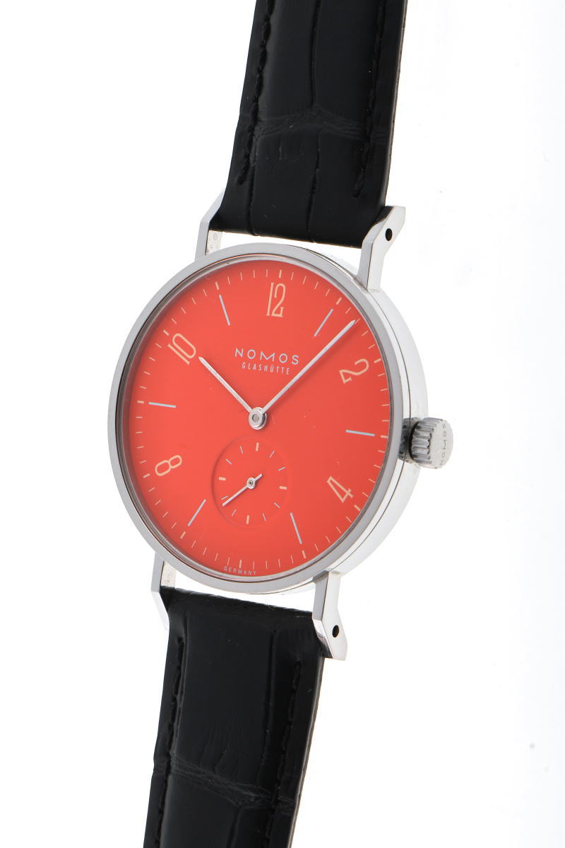 NOMOS ノモス カラータンジェント サンセット 手巻き 限定30本. TN1A1W2SS SS メンズ 時計 2410370