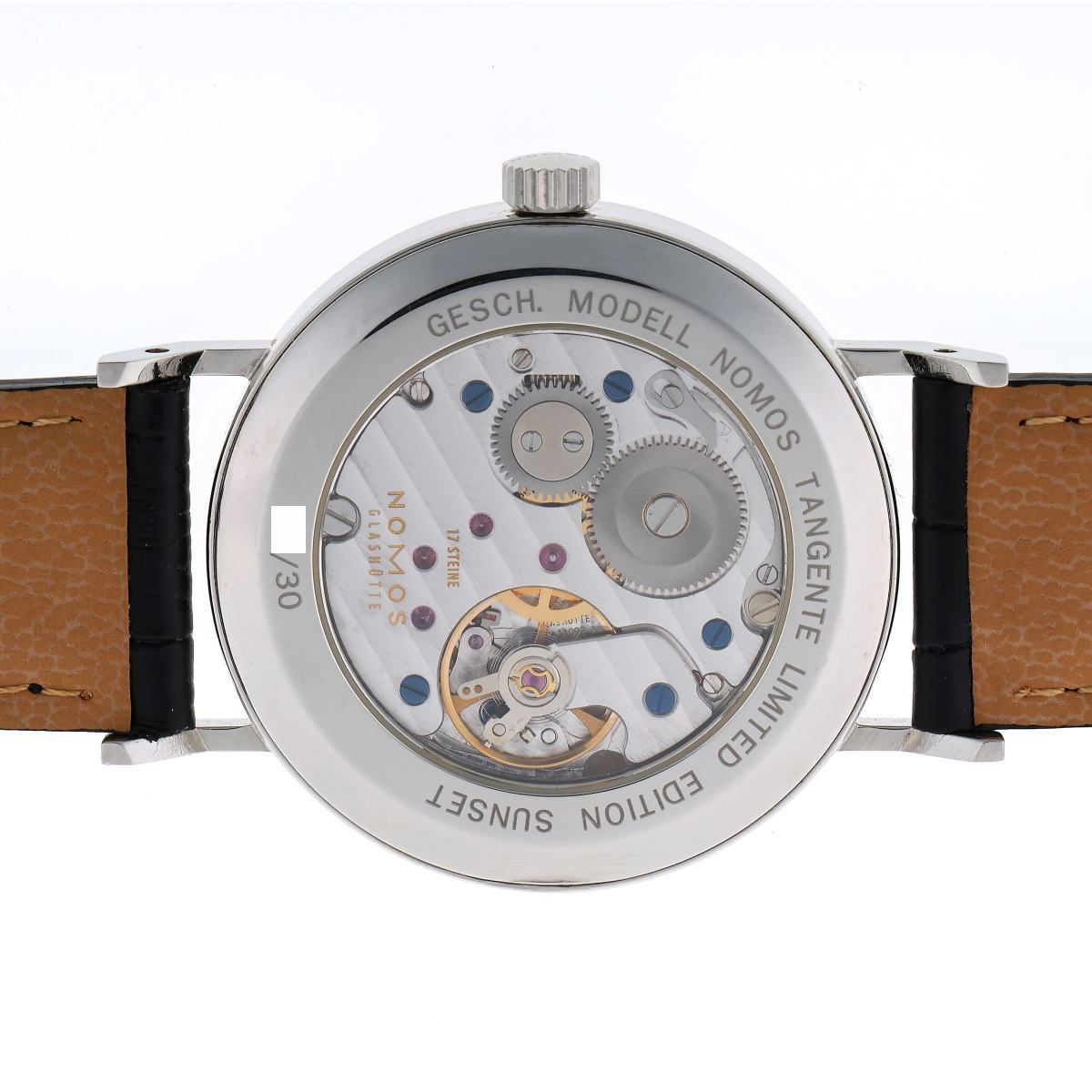 NOMOS ノモス カラータンジェント サンセット 手巻き 限定30本. TN1A1W2SS SS メンズ 時計 2410370