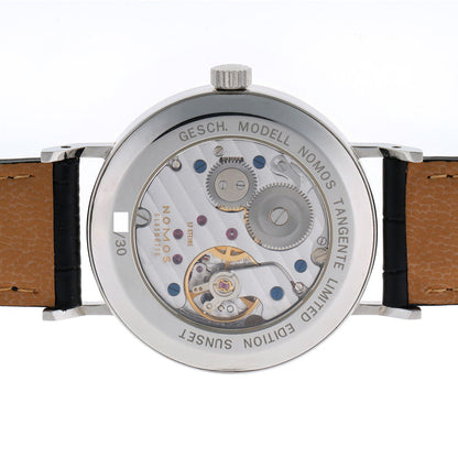 NOMOS ノモス カラータンジェント サンセット 手巻き 限定30本. TN1A1W2SS SS メンズ 時計 2410370