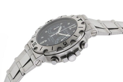 BVLGARI ブルガリ ディアゴノ スクーバ クロノグラフ オートマチック SCB38S SS メンズ 時計 2410385