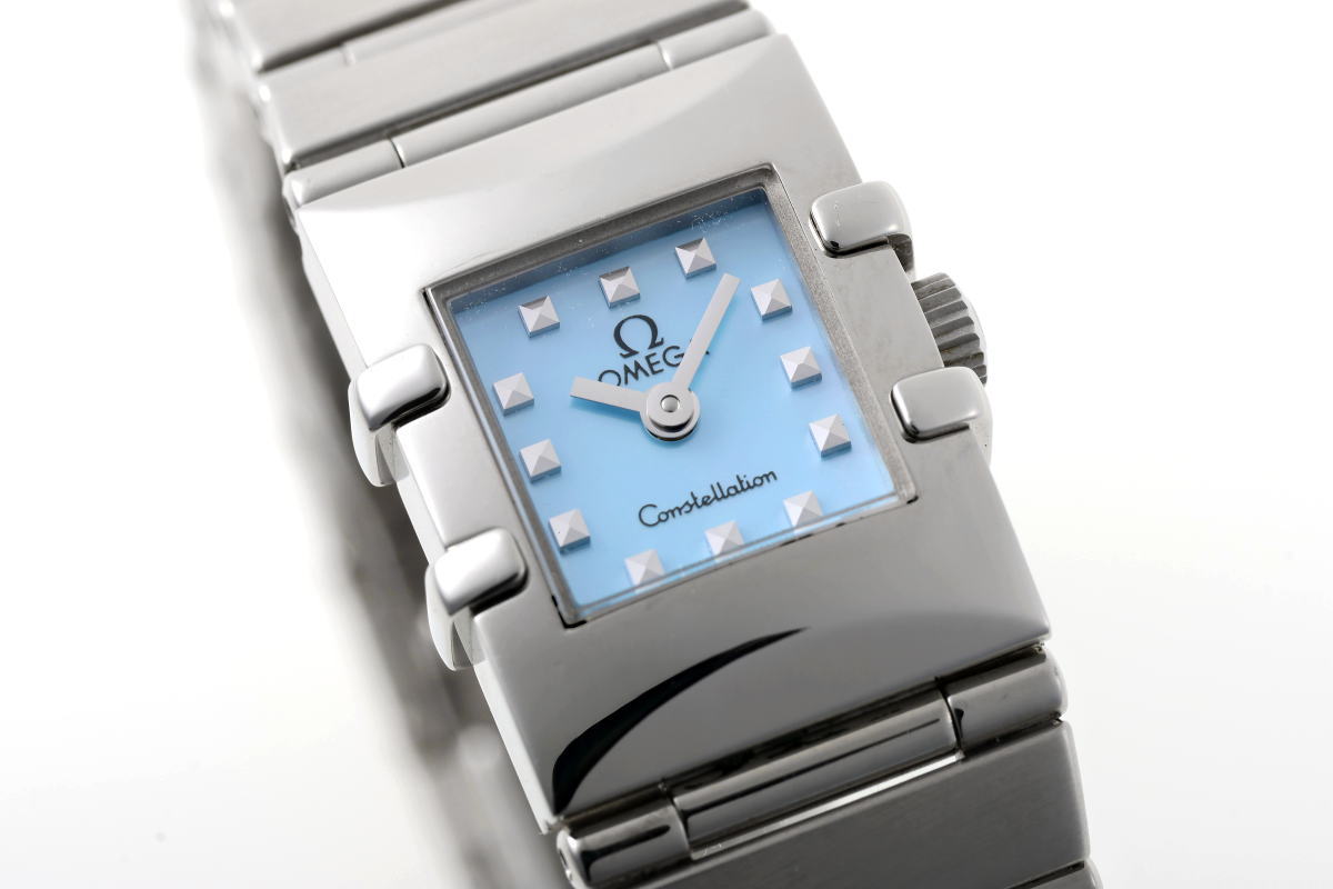 OMEGA オメガ コンステレーション カレ クアドラ クォーツ 1531.74 SS レディース 時計 2410389