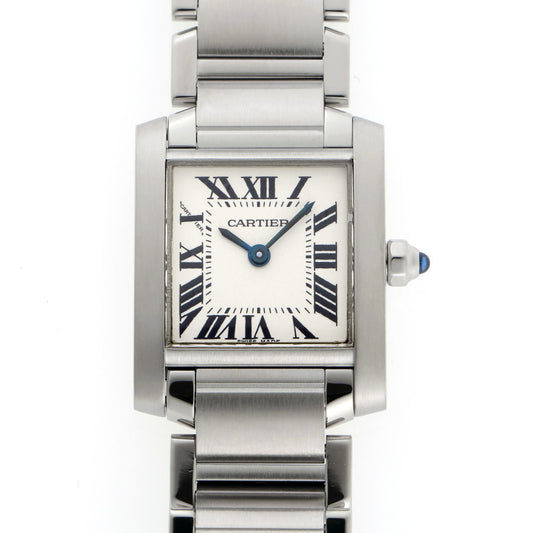 Cartier カルティエ タンクフランセーズ SM クォーツ W51008Q3 SS レディース 時計 2420069