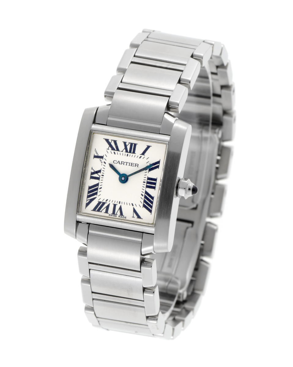 Cartier カルティエ タンクフランセーズ SM クォーツ W51008Q3 SS レディース 時計 2420069