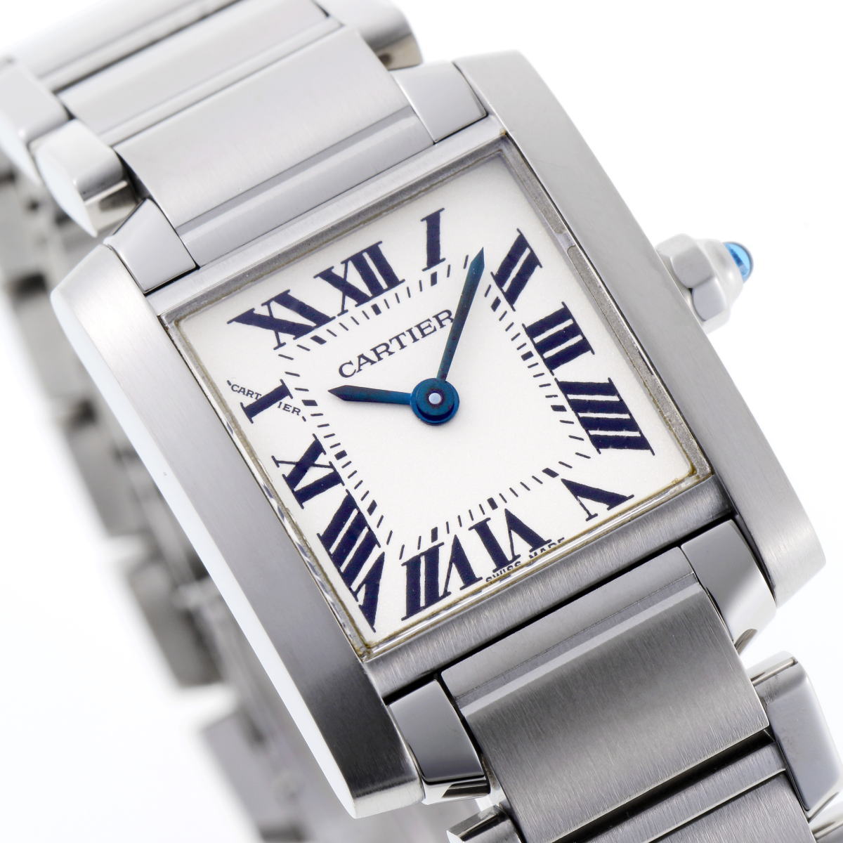 Cartier カルティエ タンクフランセーズ SM クォーツ W51008Q3 SS レディース 時計 2420069