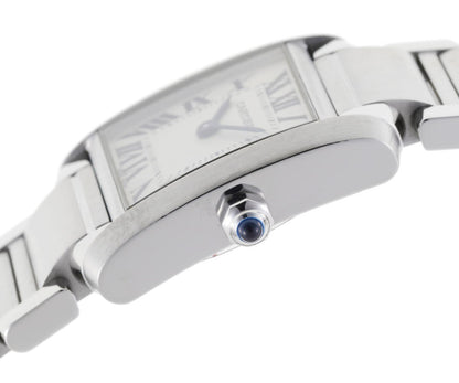 Cartier カルティエ タンクフランセーズ SM クォーツ W51008Q3 SS レディース 時計 2420069