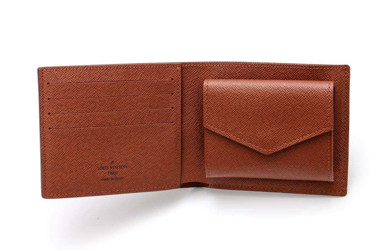 Louis Vuitton ルイヴィトン ポルトフォイユ・マルコ NM 二つ折り財布 M62288 モノグラム　ブラウン 2420143