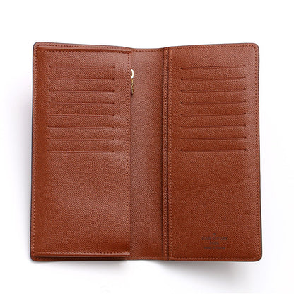 Louis Vuitton ルイヴィトン ポルトフォイユ・ブラザ 二つ折り長財布 M66540 モノグラム　ブラウン 2420145