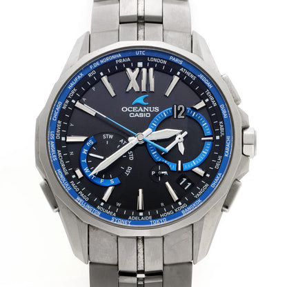 CASIO カシオ オシアナス マンタ タフソーラー OCW-S3400-1AJF ブラック文字盤 メンズ 時計 2420159