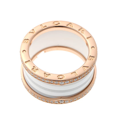 BVLGARI ブルガリ B-ZERO1 ビーゼロワン 4バンド ダイヤ #56 リング - ピンクゴールド 750PG / CE 2420160