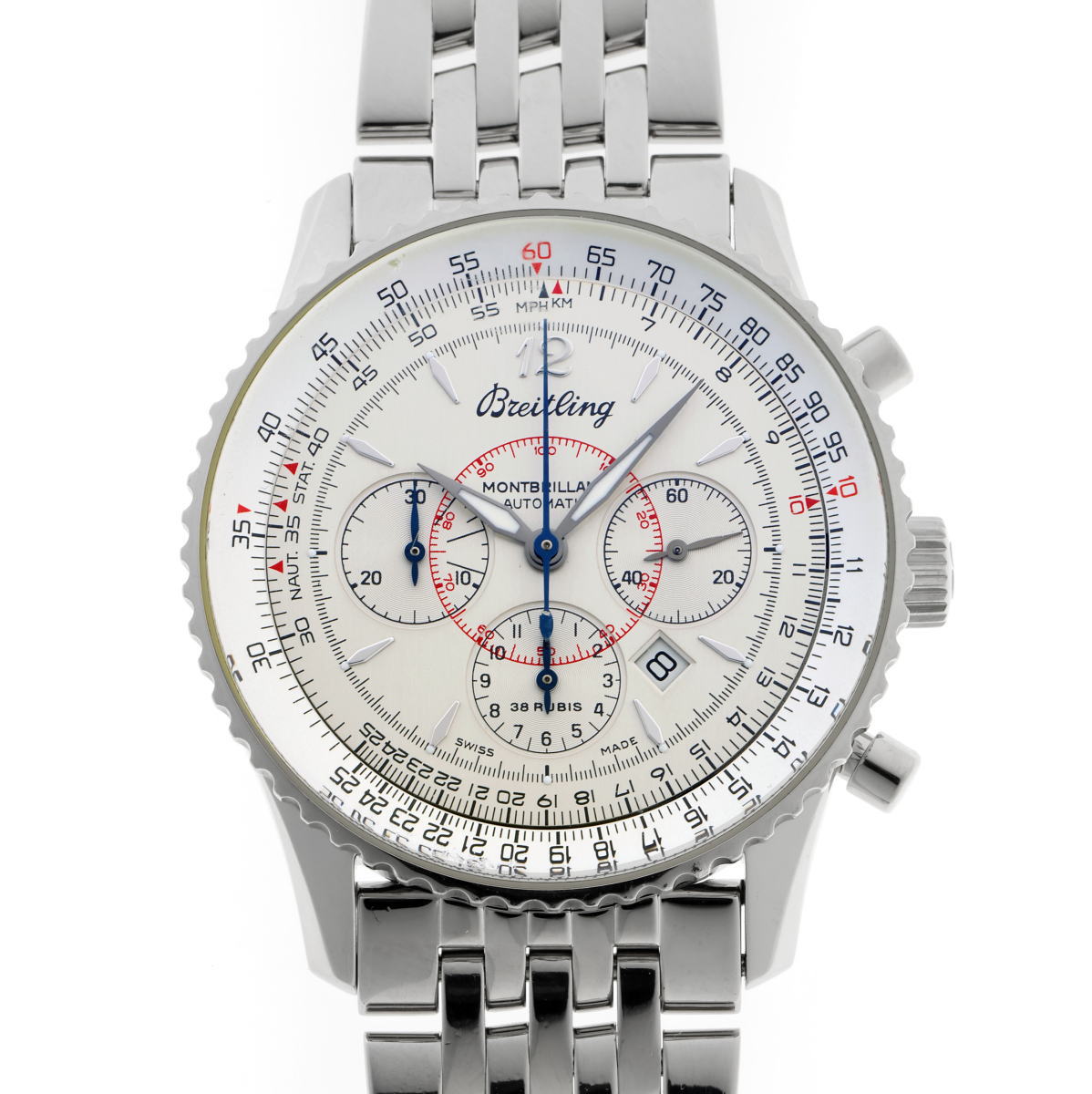 BREITLING ブライトリング ナビタイマー モンブリラン オートマチック A41330 SS メンズ 時計 2500336