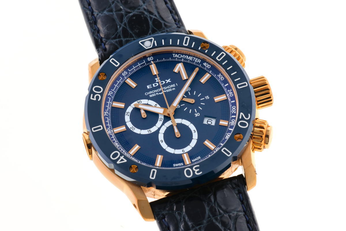 EDOX エドックス クロノオフショア1 クロノグラフ クォーツ 10221 GP / CE メンズ 時計 2500368