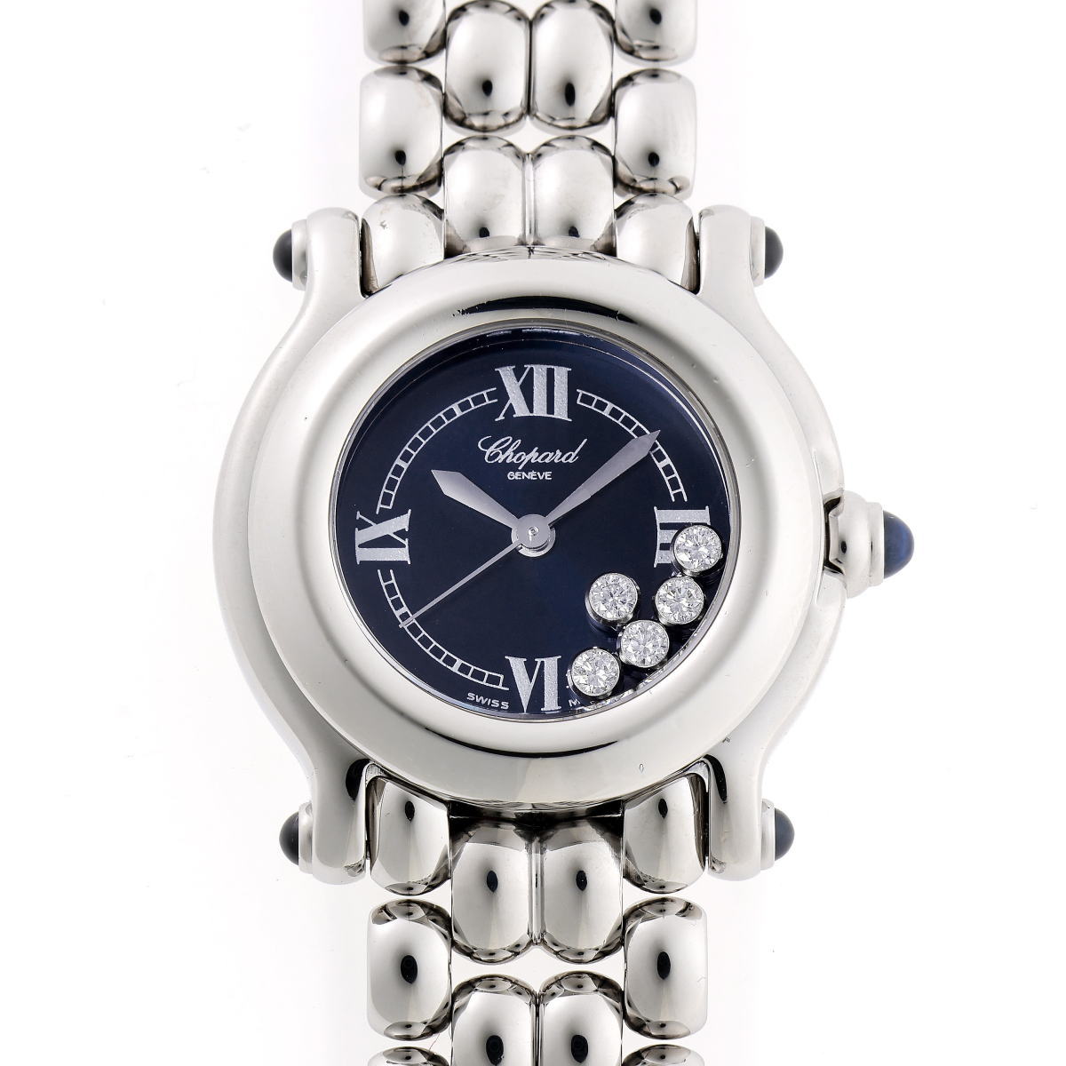 Chopard ショパール ハッピースポーツ 5Pダイヤ クォーツ 27/8250-23 SS レディース 時計 2500681