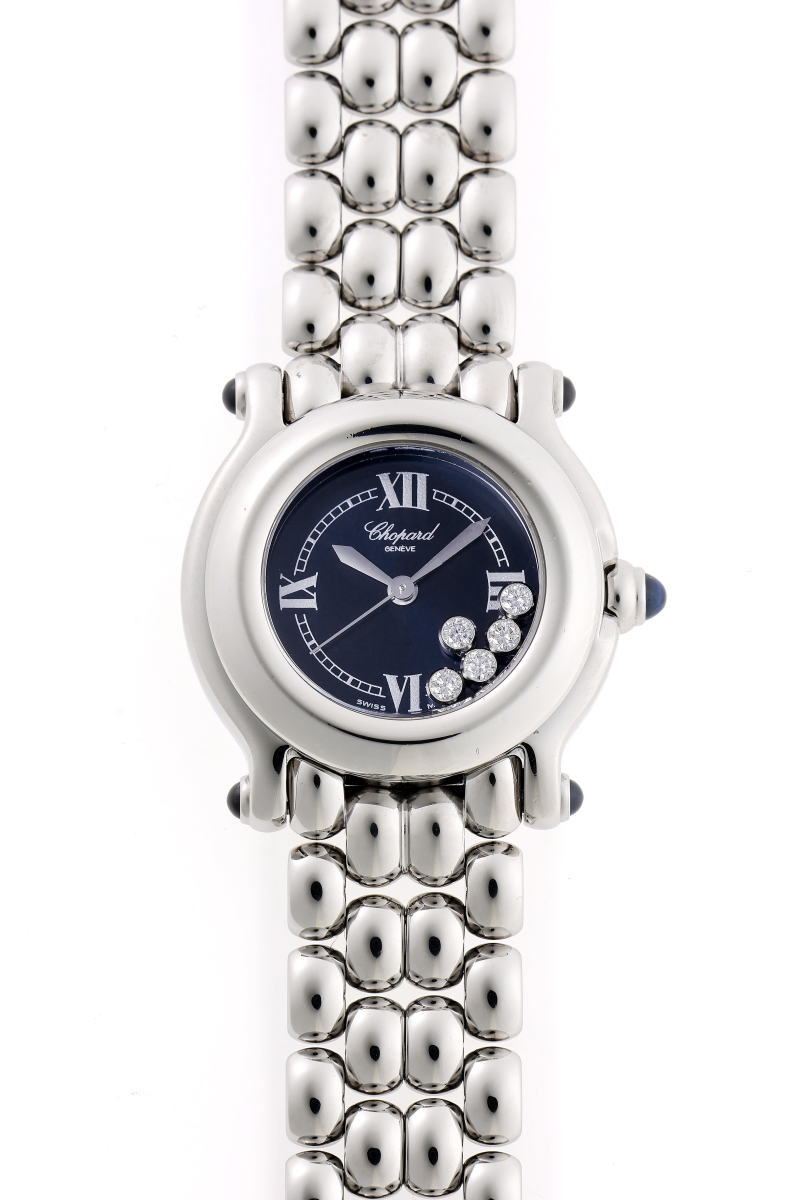 Chopard ショパール ハッピースポーツ 5Pダイヤ クォーツ 27/8250-23 SS レディース 時計 2500681
