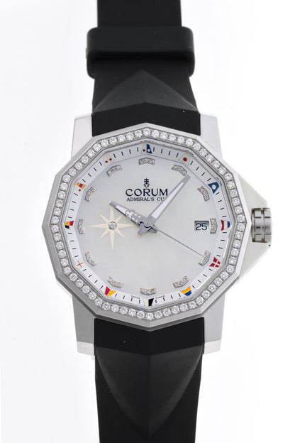 CORUM コルム アドミラルズカップ コンペティション 40 ダイヤ オートマチック 01.0025 082.961.47/F371 PN14 SS レディース 時計 2510016