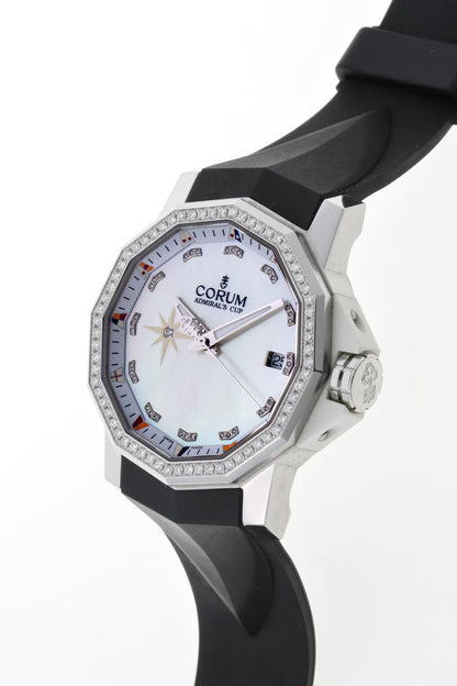 CORUM コルム アドミラルズカップ コンペティション 40 ダイヤ オートマチック 01.0025 082.961.47/F371 PN14 SS レディース 時計 2510016
