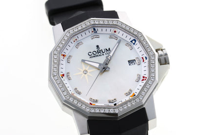 CORUM コルム アドミラルズカップ コンペティション 40 ダイヤ オートマチック 01.0025 082.961.47/F371 PN14 SS レディース 時計 2510016