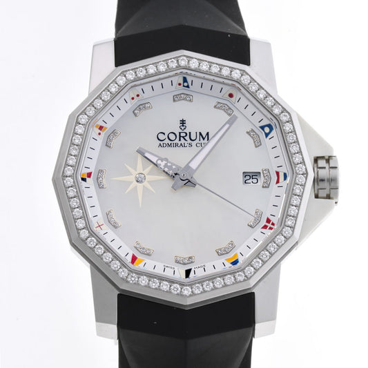 CORUM コルム アドミラルズカップ コンペティション 40 ダイヤ オートマチック 01.0025 082.961.47/F371 PN14 SS レディース 時計 2510016