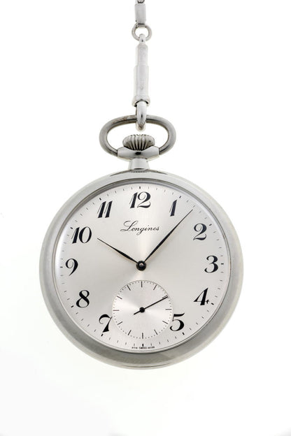 LONGINES ロンジン ポケットウォッチ スモールセコンド 手巻 Cal.L878.4 4038.5.878 SS ユニセックス 時計 2510026