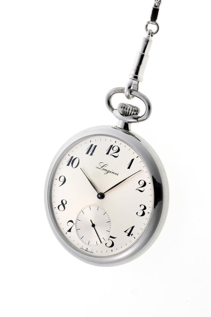 LONGINES ロンジン ポケットウォッチ スモールセコンド 手巻 Cal.L878.4 4038.5.878 SS ユニセックス 時計 2510026
